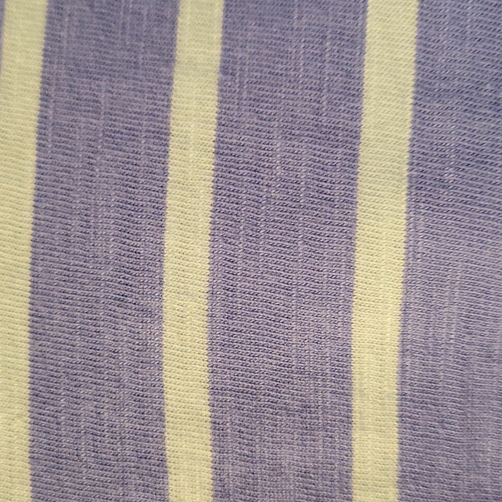 Lands end blue striped tee shirt large - Picture 2 of 5